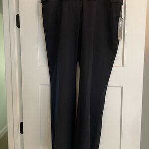 LOFT Navy Trousers with Gold Button